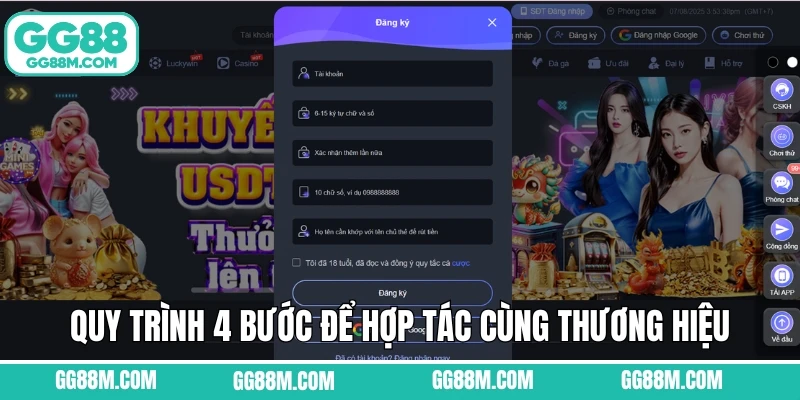 Quy trình 4 bước để hợp tác cùng thương hiệu