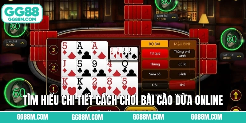 Tìm hiểu chi tiết cách chơi bài cào Dừa online